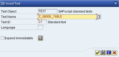ABAP-Sapscript-Insert-Text-5